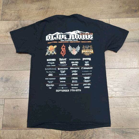 Blue Ridge Rock Festival 2023 Shirt Small Black Double Sided Deathpunch Slipknot - Picture 6 of 7